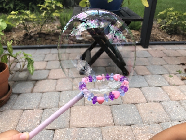 wilton love knot bubble wand